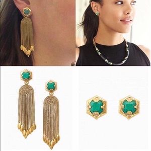Stella and dot Odeon chandelier earrings